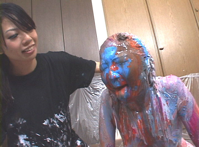 【1000pts!】不公平でミジメ…　ひとりだけ絵具まみれ… 3　サンプル画像01