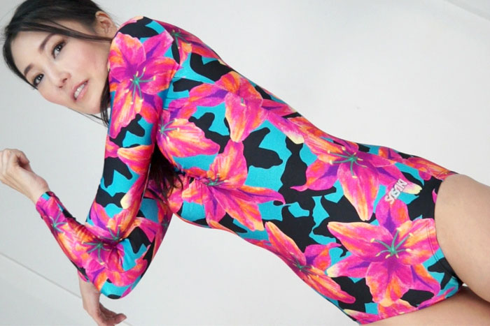 マルチタレント福山理子のノスタルジック体操レオタードがいっぱい!!　サンプル画像03