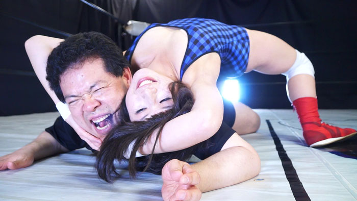 Mixed ProWrestling 椎名ゆうき選手に挑戦!!　サンプル画像01
