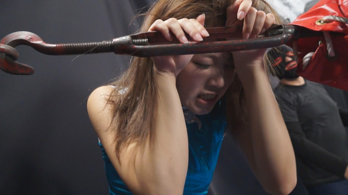 こんな魅力的な大森玲菜を集中破壊リョナプロレス(頭部集中Ver.)　サンプル画像03