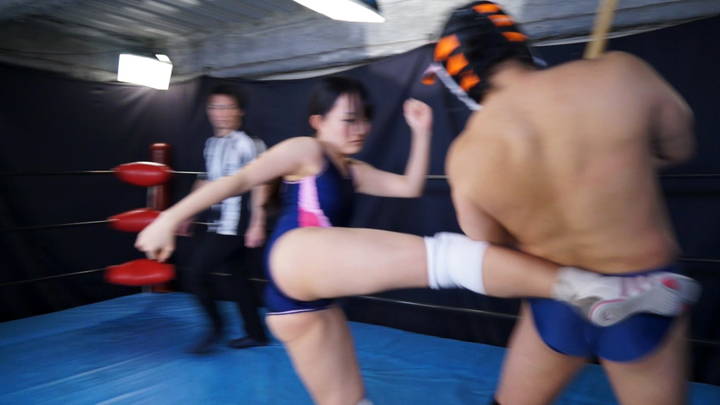 悪役レフェリー男子びいきプロレス Vol.9　サンプル画像01