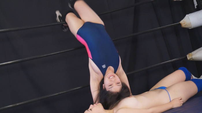 女子プロレス巨乳トップレスファイト外伝2 -望月れな 屈辱の一人だけトップレスマッチ- サンプル画像05