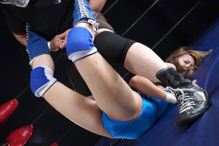 【HD】BATTLE プロレスアイドル列伝VS男子レスラー3日暮なつき　サンプル画像12