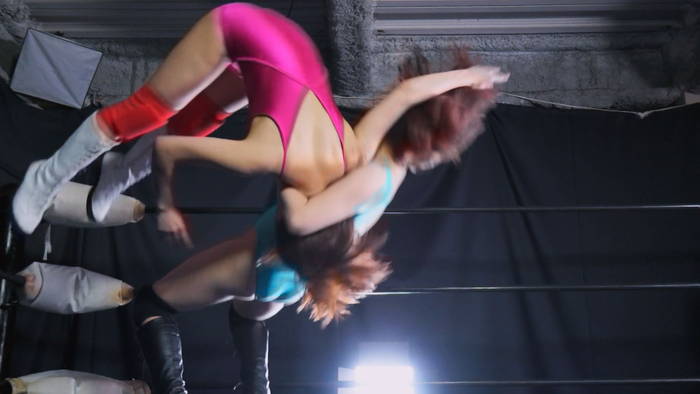 【超得】【HD】2016年8月27日&28日　バトル本店店舗イベント開催記念スペシャルマッチ　早川瑞希vs三浦春佳　サンプル画像01