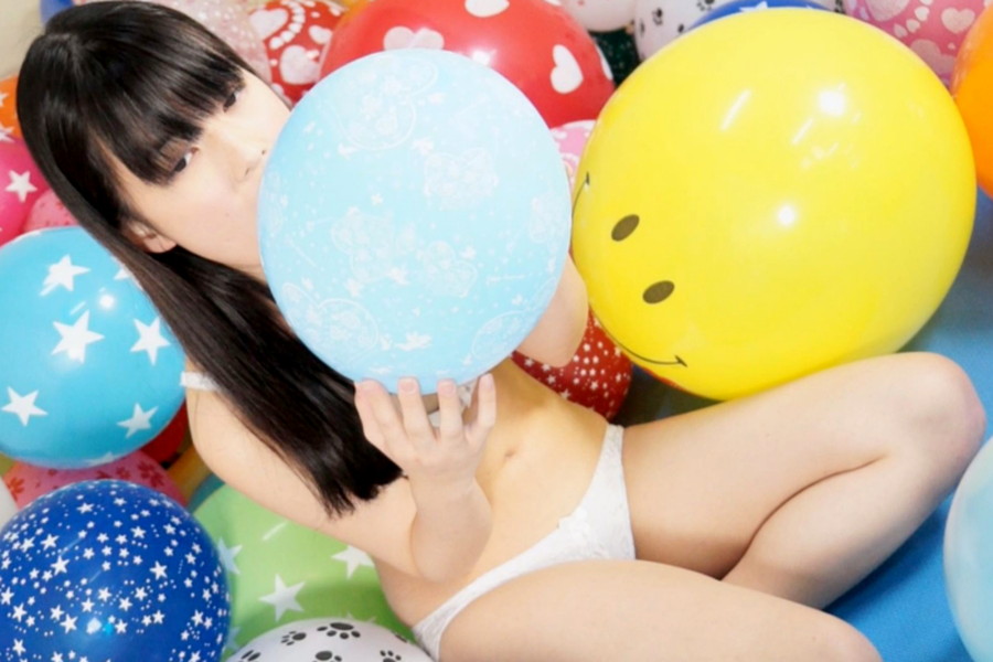 【HD】奏瀬なつるの風船体験　サンプル画像01