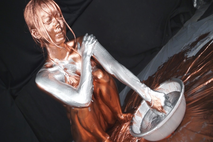 【HD】グラビアアイドル赤根京がメッシーに挑戦!!　サンプル画像09