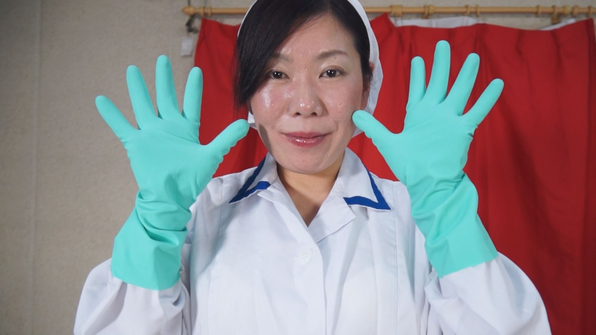 炊事用ゴム手袋のおばさん さよ47歳　サンプル画像09