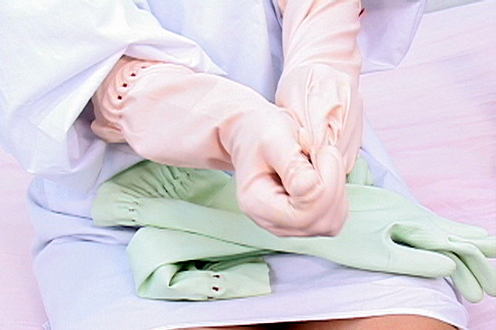 【新特別価格】ロングゴム手袋のお手伝いさん 9　サンプル画像07