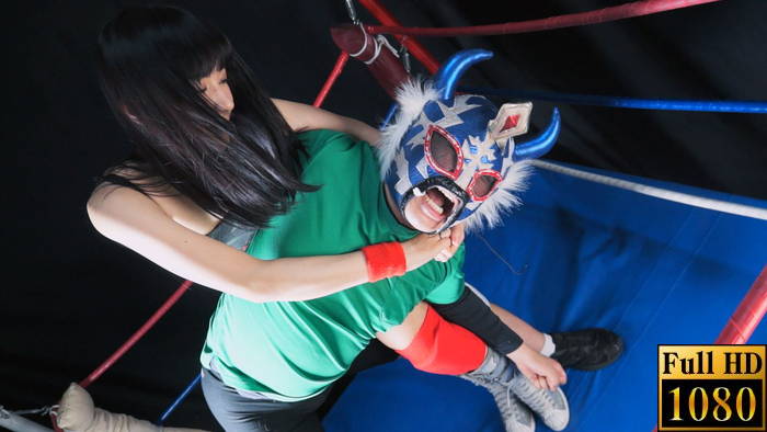 女子プロレス　ミックスキャットファイト　Ｍ格闘　夏目エレナ(YUE)