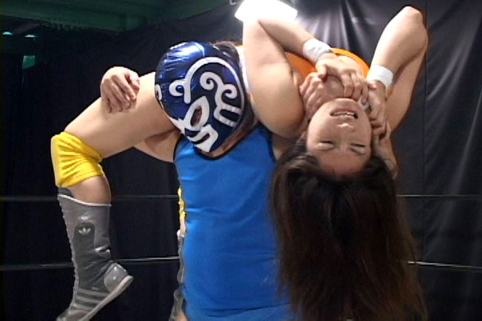 ファイティングガールズ5ミックスファイト&イメージ 新垣ひとみ 松本奈緒 覆面男対決 ファイティングガールズ 女子プロレス 松本奈緒 大車輪