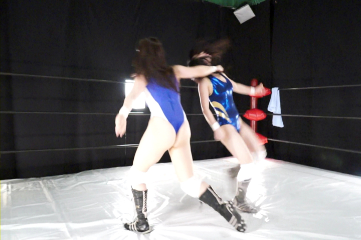 ファイティングガールズ7 キャットファイト 大場ミチルvs雨宮留菜 キャットファイト 女子プロレス 大場ミチル 雨宮留菜 超巨乳 Hカップ