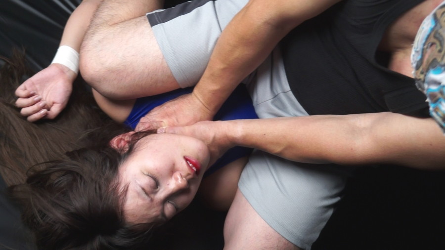 男女混合失神マッチ 男勝ち3 ミックスプロレス 真崎あやと NIMO