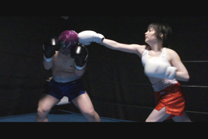 女子ボクシング　真琴 ミックスボクシング