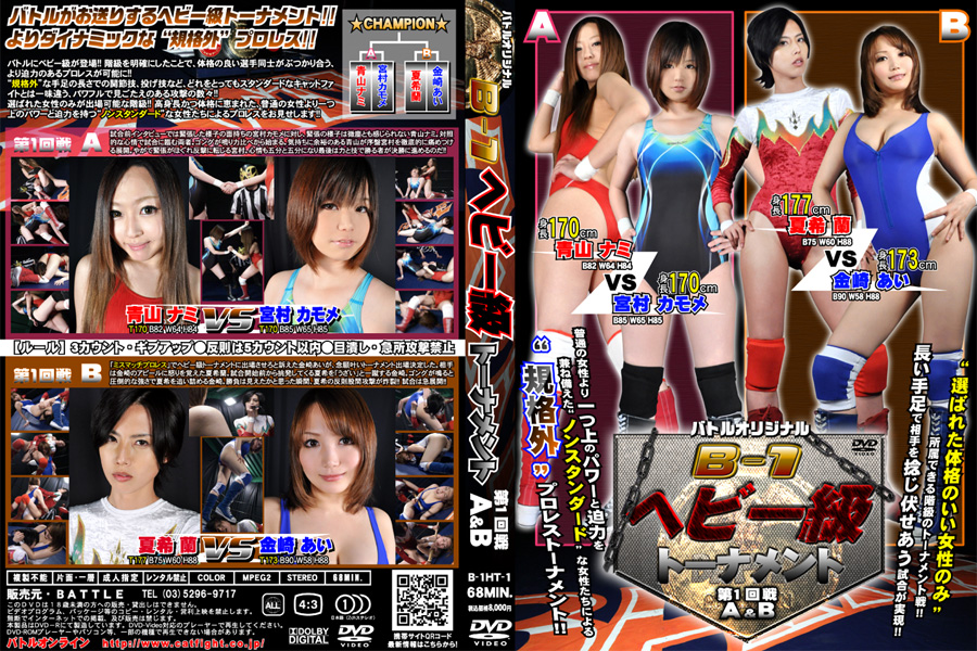 B-1 ヘビー級トーナメント 第1回戦A&B　パッケージ画像