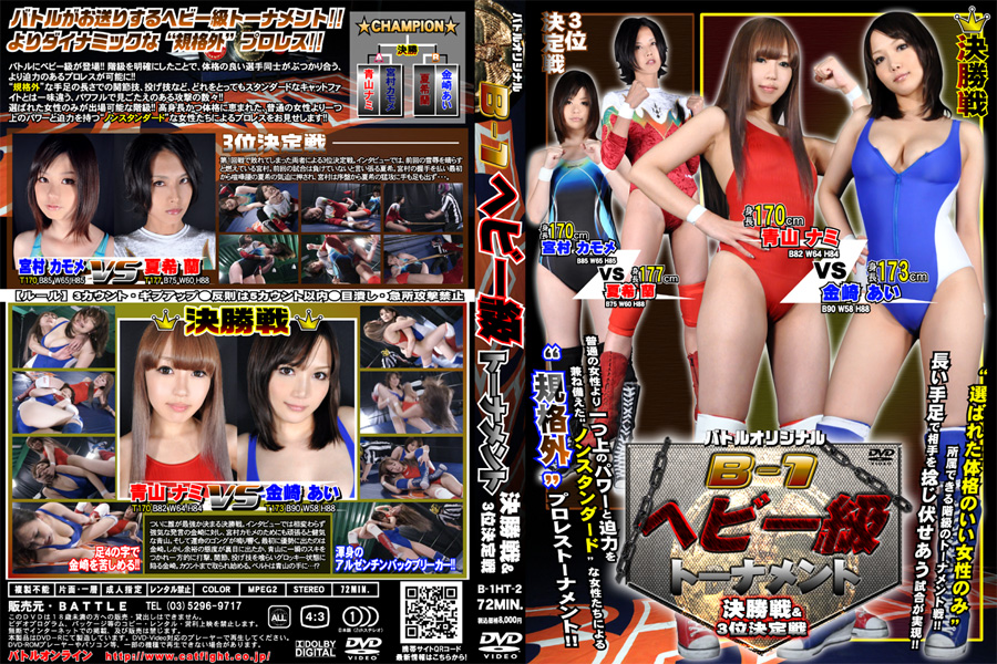 B-1 ヘビー級トーナメント 決勝戦&3位決定戦　パッケージ画像