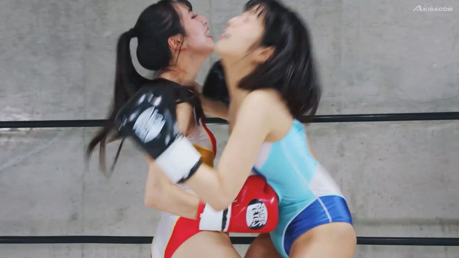 前乃菜々と宇一佳 奈実が3Rで激突する女子ボクシング映像