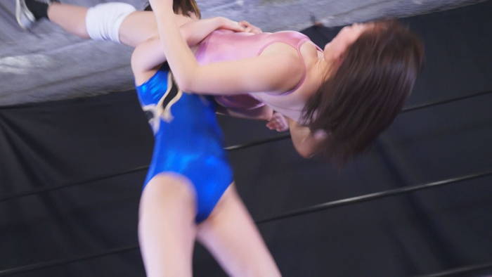 バトルマスターズチャンピオンシップ 第一試合 江上しほ vs 日高結愛 女子プロレス キャットファイト 日高結愛 マスターズ 江上しほ