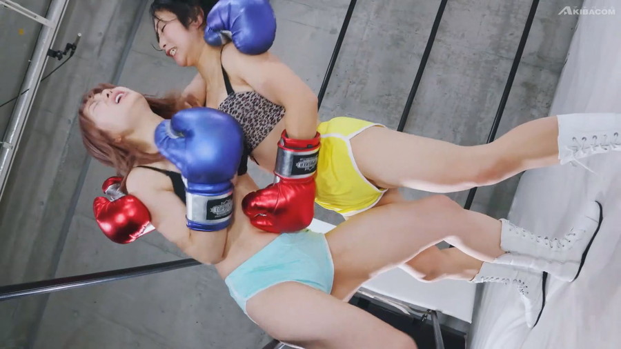 宇一佳奈実と有村のぞみの女子ボクシング激闘シーン