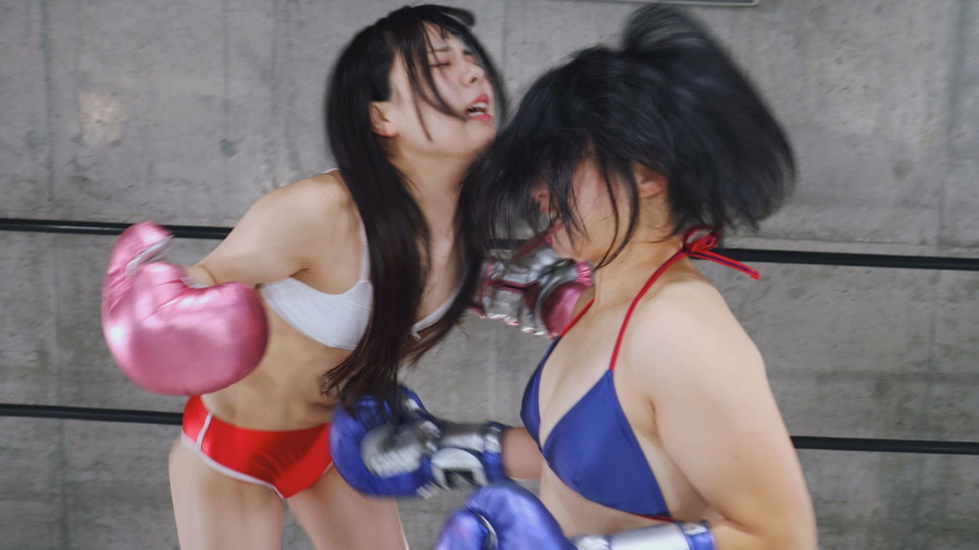 宇一佳奈実と生田優梨の女子ボクシング激闘シーン