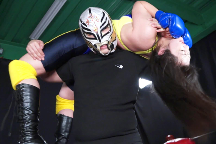 プロレレス技　Ｍ格闘　大車輪　金城真央　男対決