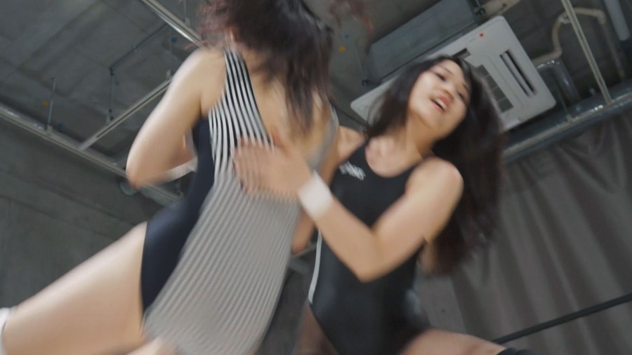 女子プロレス　キャットファイト　藍川みれい　森ほたる