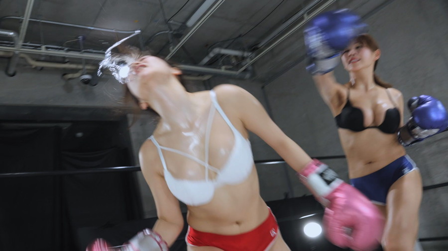 芦名ほのか 若月もあ 女子ボクシング激闘シーン