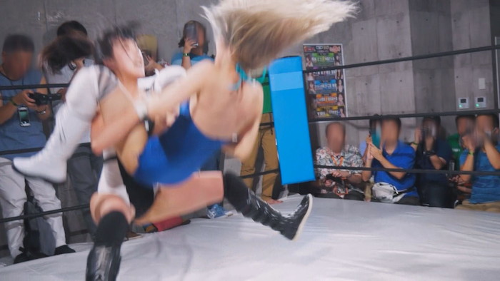 バトルワールドプロレスリング03 アキバナビスペースリニューアルオープン 記念興行 春川せせらvs YUE 女子プロレス キャットファイト 春川せせら YUE
