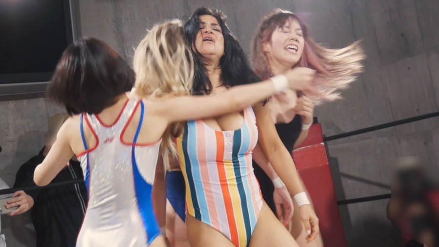 バトルワールドプロレスリング05 日米交流戦 女子プロレス キャットファイト YUE