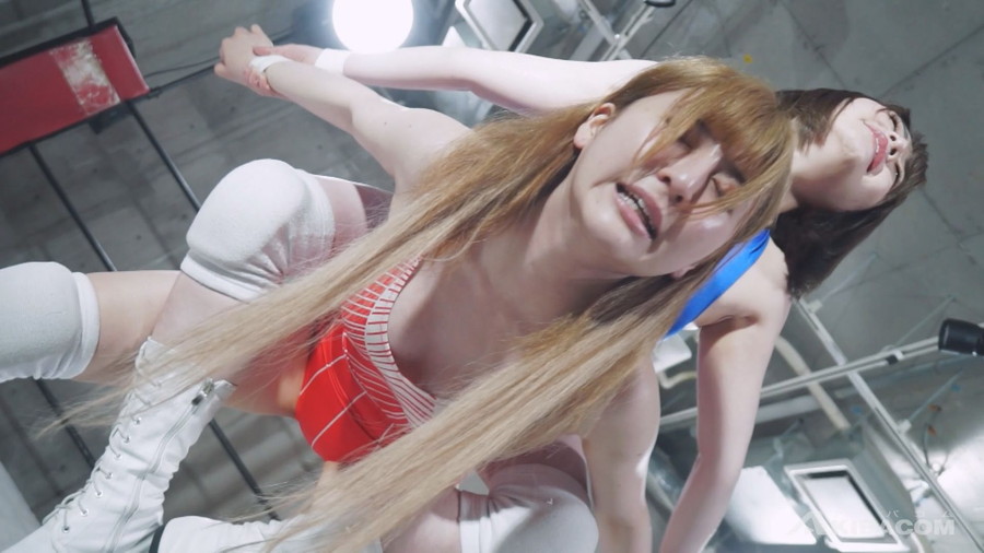 女子プロレス　キャットファイト　目黒ひな実　桃愛ゆえ