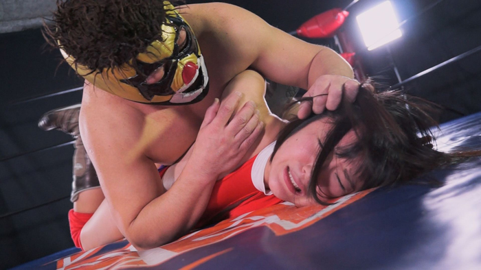 女子プロレス　キャットファイト　男対決　明海こう