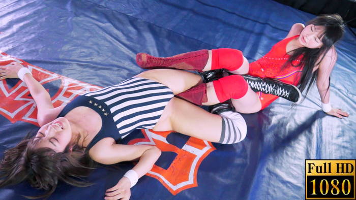 足関節技　プロレレス　 ＹＵＥ  なつめ愛莉 美女