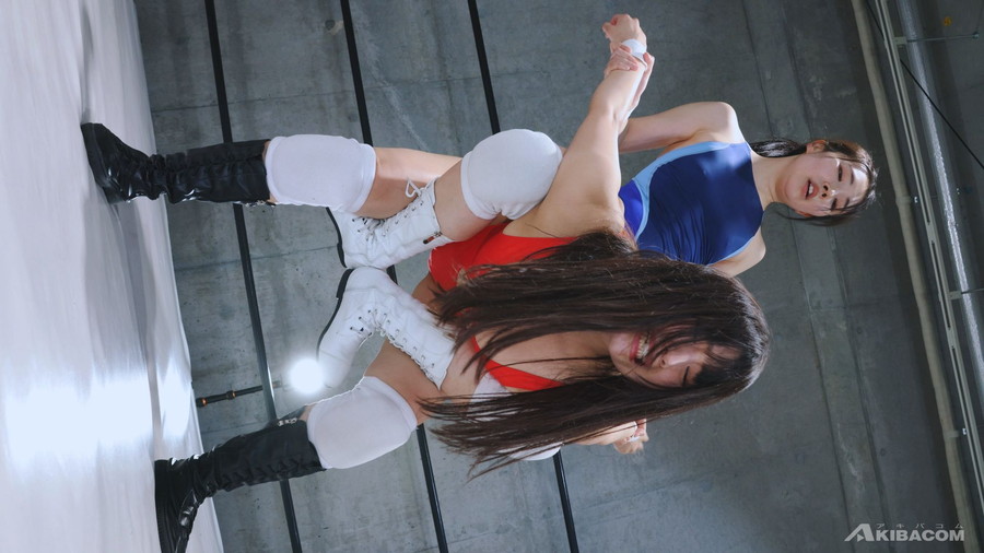 女子プロレス　キャットファイト　宇流木さらら　皆月ひかる