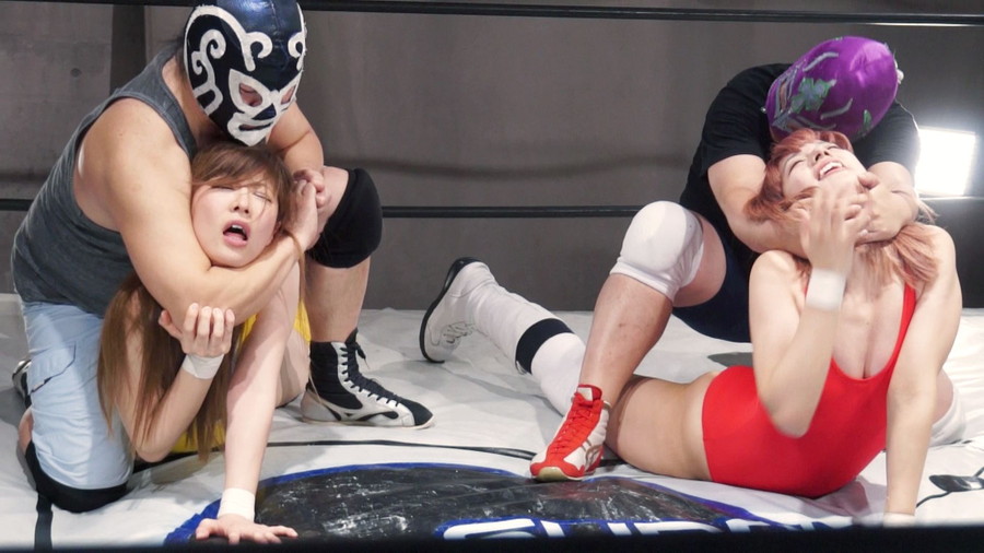 女子プロレス　キャットファイト　橘＠ハム 　YUE