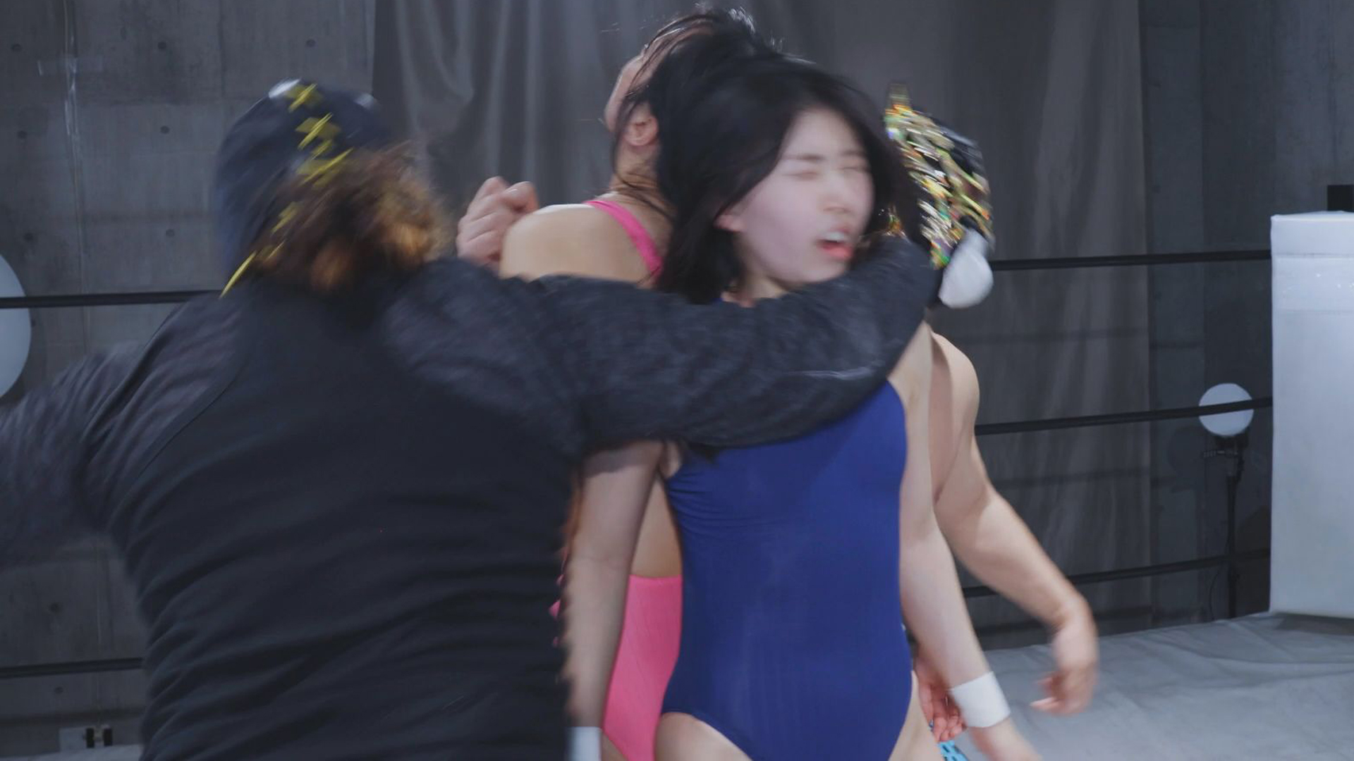 激闘スペシャルMIX男女混合タッグマッチ 楠木花菜&皆月ひかる組vs男子レスラー組 ミックスプロレス 皆月ひかる