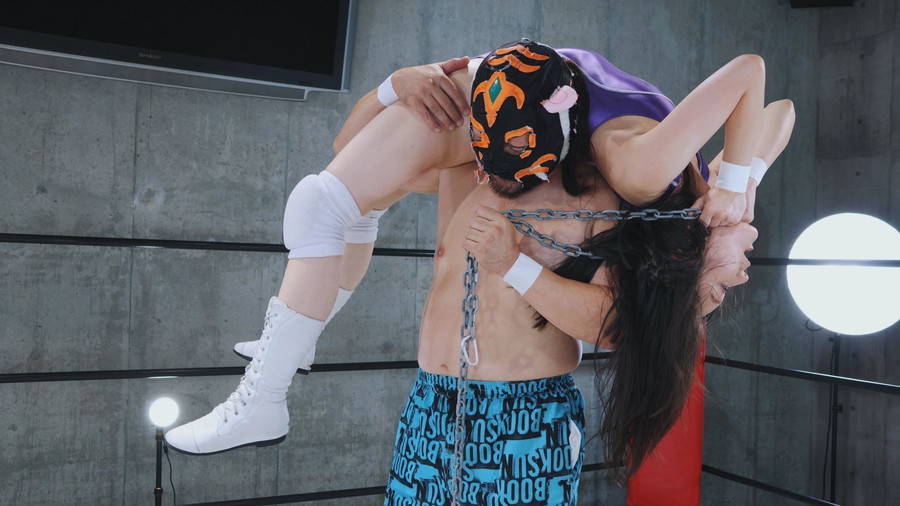 スペシャルMIXマッチ 雪奈真冬 女子プロレス キャットファイト 男対決 雪奈真冬