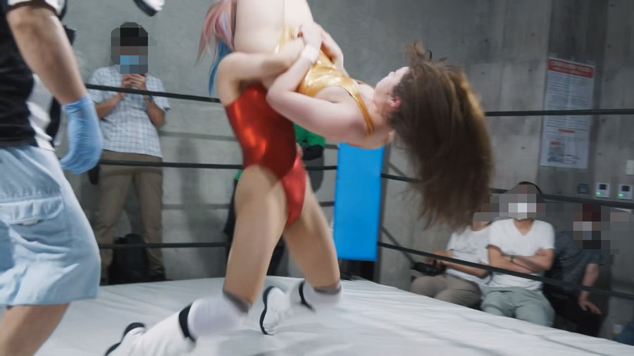 女子プロレス　キャットファイト　永野つかさ　美波沙耶