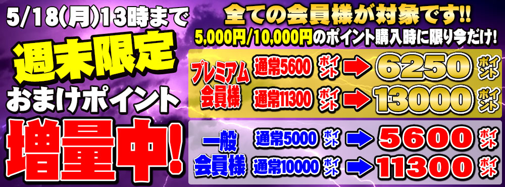ポイント購入ページ